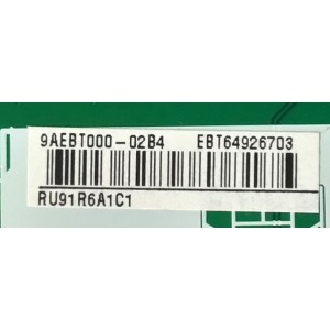 KIT TARJETAS PARA TV LG / MAIN EBT64926703 / EAX67685603(1.1) / FUENTE EAY64748901 / EAX67914301(1.6) / T-CON 6871L-5866A / 6870C-0745B / MODEL OLED65C8PUA BUSWLJR